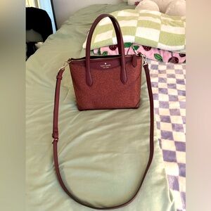 Red Glitter Kate spade shoulder bag